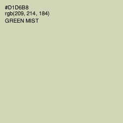 #D1D6B8 - Green Mist Color Image